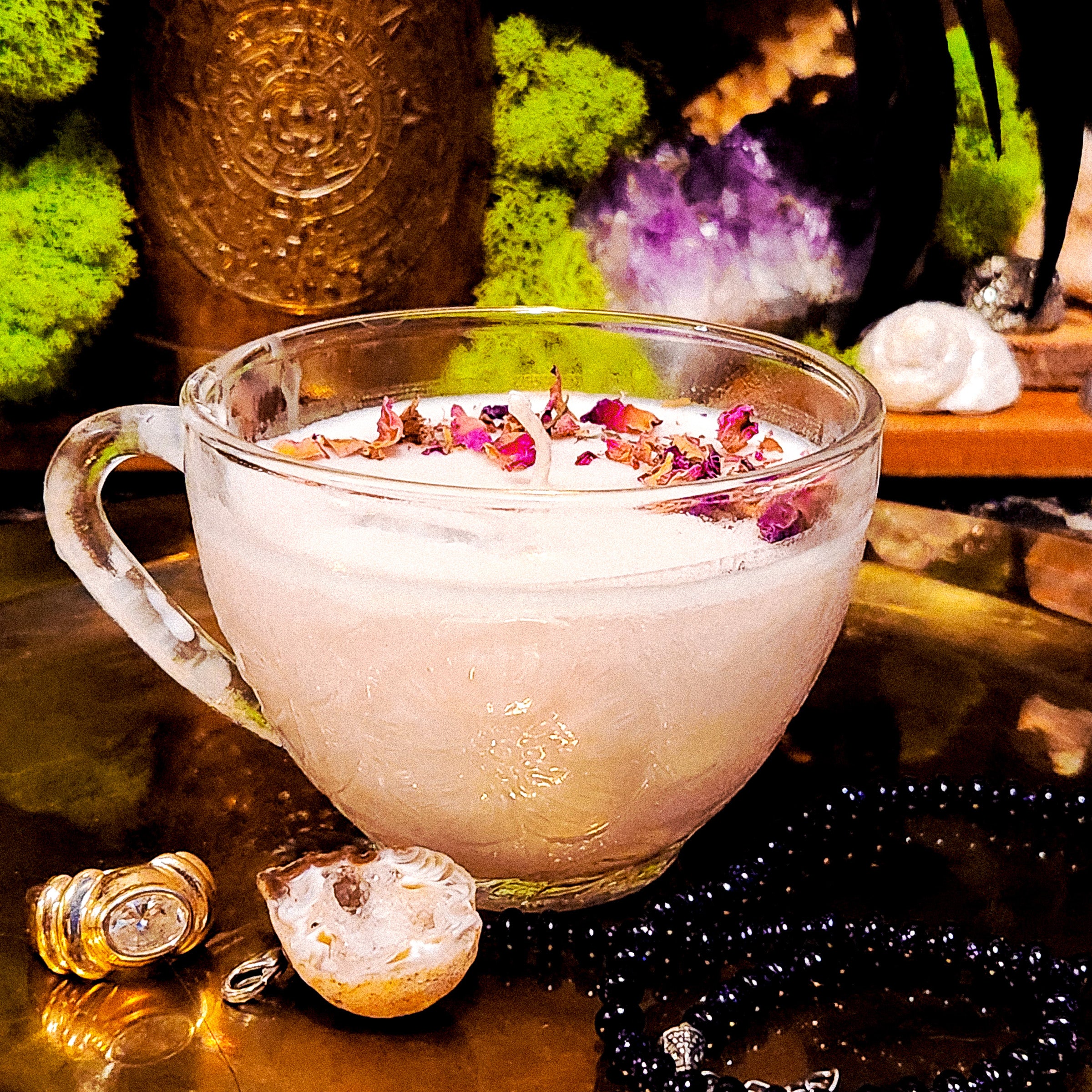 Love Spell Tea Trinket Candle