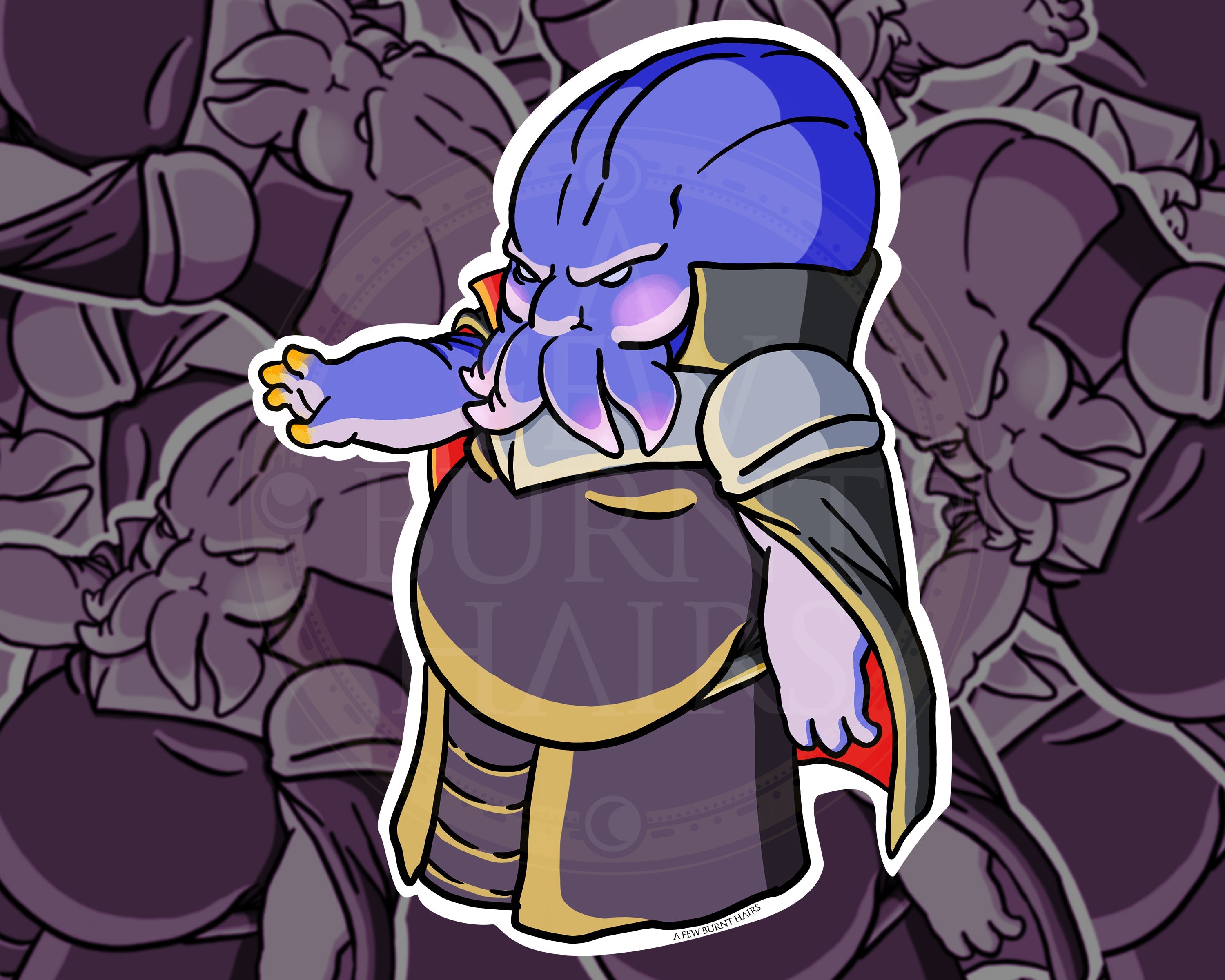 Mind Flayer Chonky Sticker