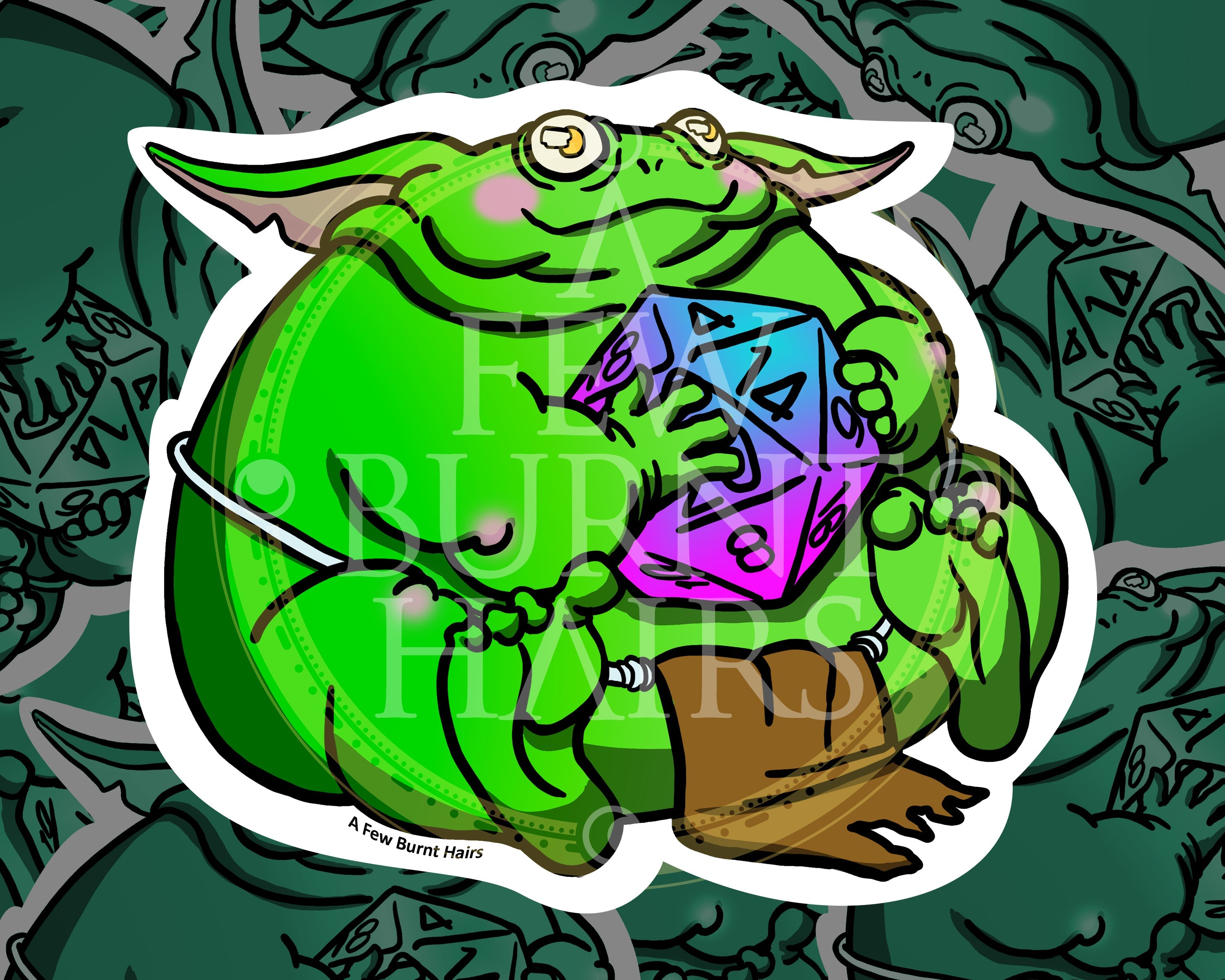 Dice Goblin Chonky Sticker